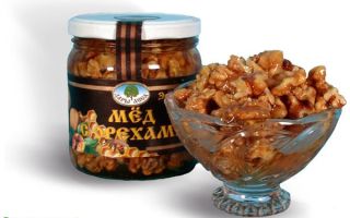 Грецкие орехи с медом